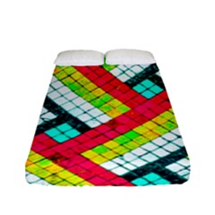 Pop Art Mosaic Fitted Sheet (full/ Double Size) by essentialimage365