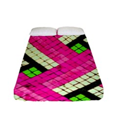 Pop Art Mosaic Fitted Sheet (full/ Double Size) by essentialimage365