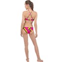 Pop Art Mosaic High Neck Bikini Set View2