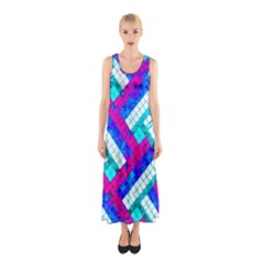 Pop Art Mosaic Sleeveless Maxi Dress by essentialimage365