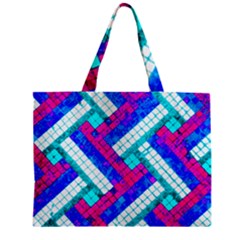 Pop Art Mosaic Zipper Mini Tote Bag by essentialimage365