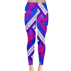 Pop Art Mosaic Inside Out Leggings by essentialimage365