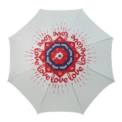 All You Need Is Love Golf Umbrellas by DinzDas