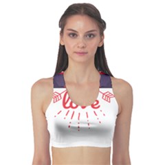 All You Need Is Love Sports Bra by DinzDas