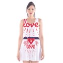 all you need is love Scoop Neck Skater Dress View1