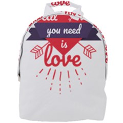 All You Need Is Love Mini Full Print Backpack by DinzDas