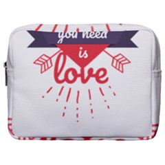 All You Need Is Love Make Up Pouch (large) by DinzDas