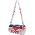 all you need is love Mini Cylinder Bag View1