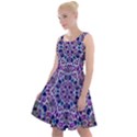 Digital Painting Drawing Of Flower Power Knee Length Skater Dress View1