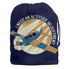 Airplane - I Need Altitude Adjustement Drawstring Pouch (3xl) by DinzDas