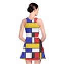 Stripes And Colors Textile Pattern Retro Reversible Skater Dress View2