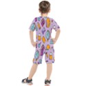 Back To School And Schools Out Kids Pattern Kids  Tee and Shorts Set View2