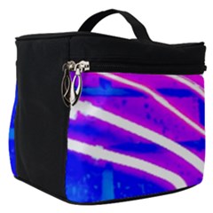 Pop Art Neon Wall Make Up Travel Bag (small) by essentialimage365