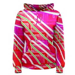 Pop Art Neon Wall Women s Pullover Hoodie by essentialimage365