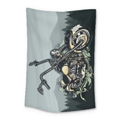 Motorcycle Small Tapestry by walala