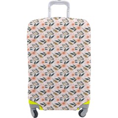 Pink Floral Love Luggage Cover (large) by designsbymallika