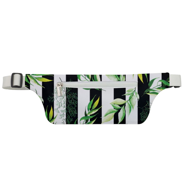 Minimal Stripes Pattern Active Waist Bag