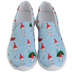 Funny Mushrooms Go About Their Business Men s Lightweight Slip Ons by SychEva