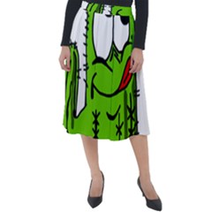 Cactus Classic Velour Midi Skirt  by IIPhotographyAndDesigns