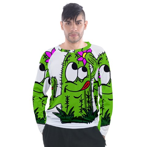 Cactus Men s Long Sleeve Raglan Tee by IIPhotographyAndDesigns