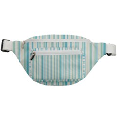 Green Stripes Fanny Pack by designsbymallika