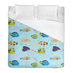 Underwater World Duvet Cover (full/ Double Size) by SychEva