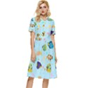 Underwater World Button Top Knee Length Dress View1