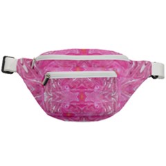 Pink Marbling Fanny Pack by kaleidomarblingart