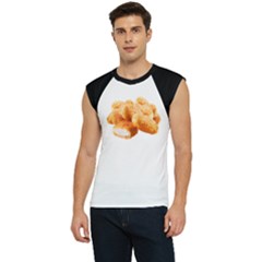 Chicken Nuggets Men s Raglan Cap Sleeve Tee by snackkingdom