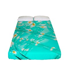 Pop Art Neuro Light Fitted Sheet (full/ Double Size) by essentialimage365