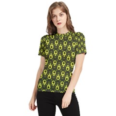 Avocados Women s Short Sleeve Rash Guard by Sparkle