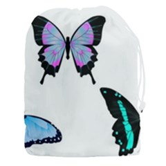 3 Butterflies Drawstring Pouch (3xl) by SomethingForEveryone