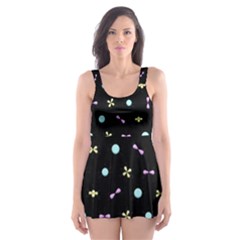 Orbitals Skater Dress Swimsuit by sonyawrites