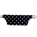 1950 Black White Dots Active Waist Bag View2