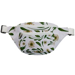 Folk Flowers Pattern Floral Surface Design Fanny Pack by Eskimos