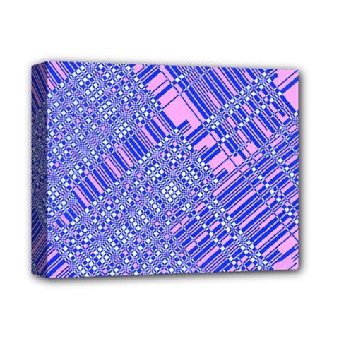 Root Humanity Barcode Purple Pink And Galuboi Deluxe Canvas 14  X 11  (stretched) by WetdryvacsLair