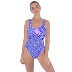 Root Humanity Barcode Purple Pink And Galuboi Bring Sexy Back Swimsuit by WetdryvacsLair