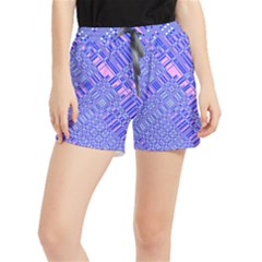 Root Humanity Barcode Purple Pink And Galuboi Runner Shorts by WetdryvacsLair