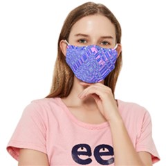 Root Humanity Barcode Purple Pink And Galuboi Fitted Cloth Face Mask (adult) by WetdryvacsLair