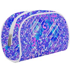 Root Humanity Bar And Qr Code Combo In Purple And Blue Make Up Case (large) by WetdryvacsLair