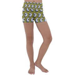 Memphis-seamless4-[converted5]redbubble8192 Kids  Lightweight Velour Yoga Shorts by elchino