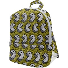 Memphis-seamless4-[converted5]redbubble8192 Zip Up Backpack by elchino