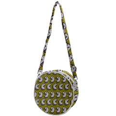 Memphis-seamless4-[converted5]redbubble8192 Crossbody Circle Bag by elchino