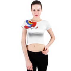 Untitled Design (5) Photo 1607517624237 Crew Neck Crop Top by Basab896