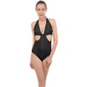 Spiro Halter Front Plunge Swimsuit View1