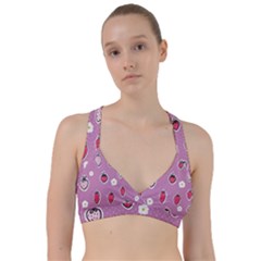 Juicy Strawberries Sweetheart Sports Bra by SychEva