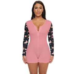 Flamingo Long Sleeve Boyleg Swimsuit by flowerland