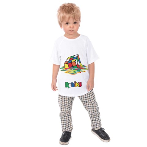 Rubik s Cube Kids  Raglan Tee by Infinities