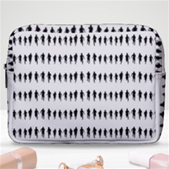 Athletic Running Graphic Silhouette Pattern Make Up Pouch (large) by dflcprintsclothing