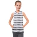 Athletic Running Graphic Silhouette Pattern Kids  Sleeveless Hoodie View1